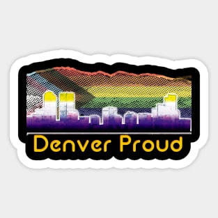 Denver Pride -Nonbinary Sticker